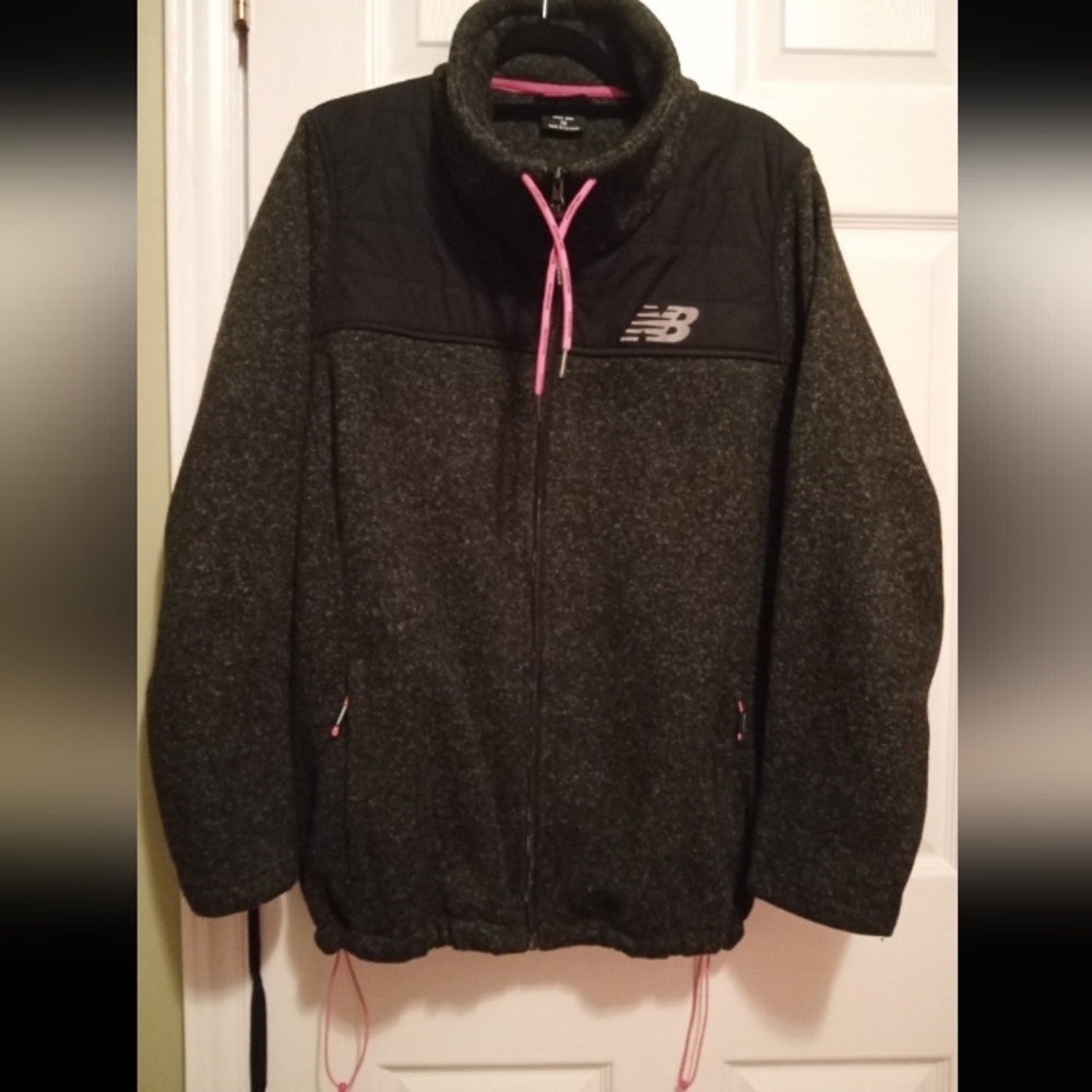 New Balance Black and Pink Ski Jacket